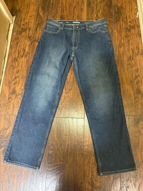 Sonoma Men's Straight-Leg Jeans in Dark Blue Wash